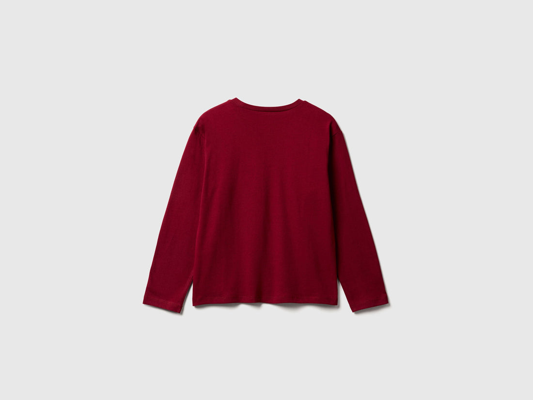 Benetton_Burgundy_T-Shirt with Print_3JERC10QM_236_02