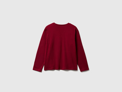 Benetton_Burgundy_T-Shirt with Print_3JERC10QM_236_02