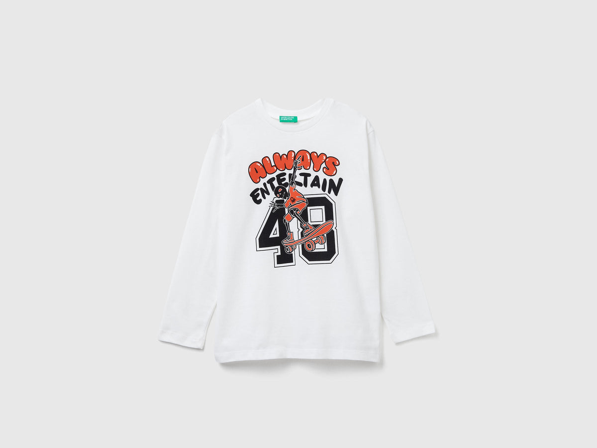 Benetton_Creamy White_T-Shirt with Print_3JERC10QO_074_01