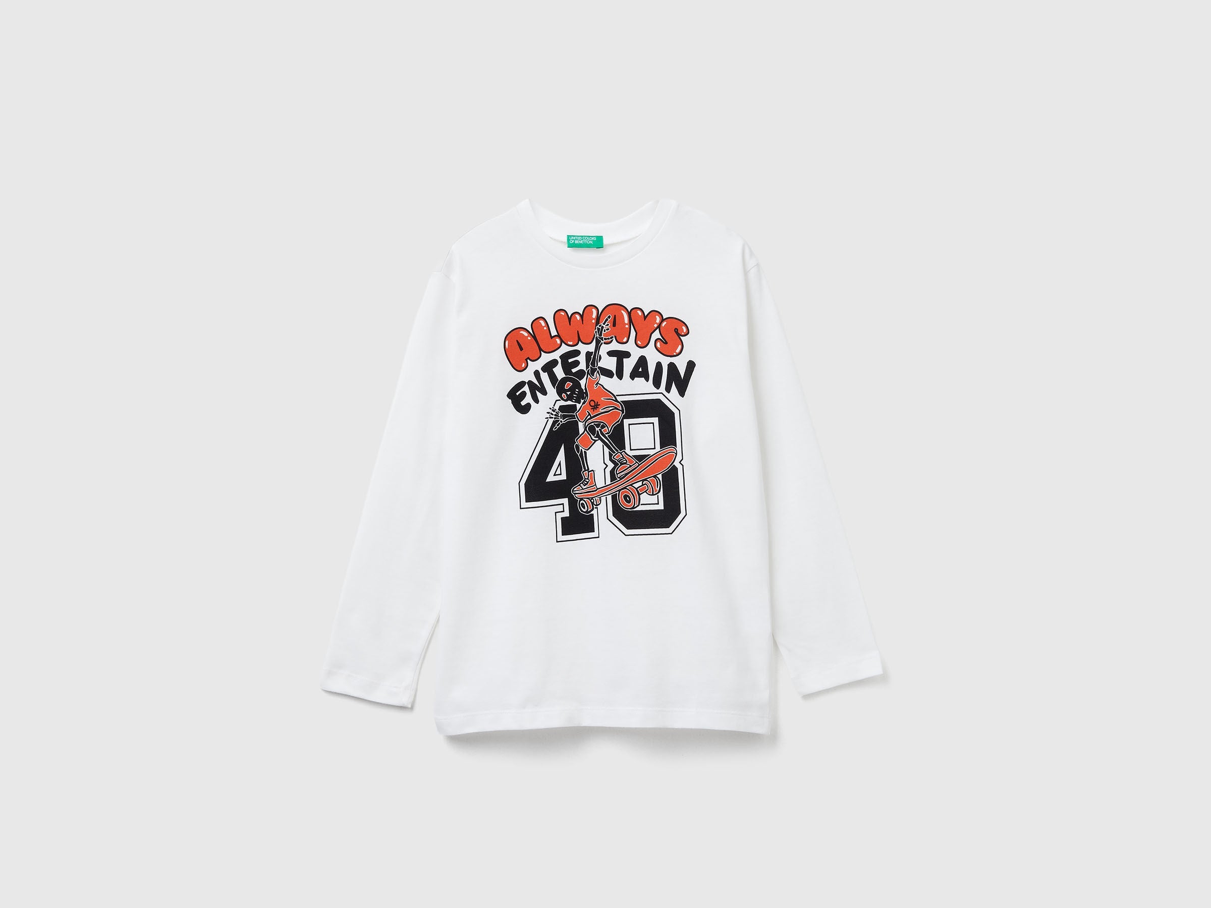 Benetton_Creamy White_T-Shirt with Print_3JERC10QO_074_01