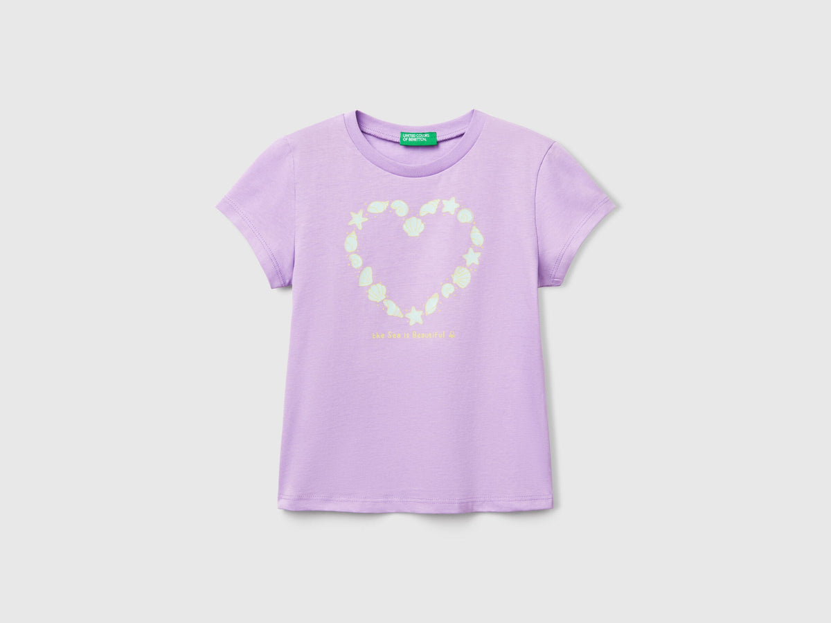 Benetton_T-Shirt with Neon Print_3JERG10J3_07W_01