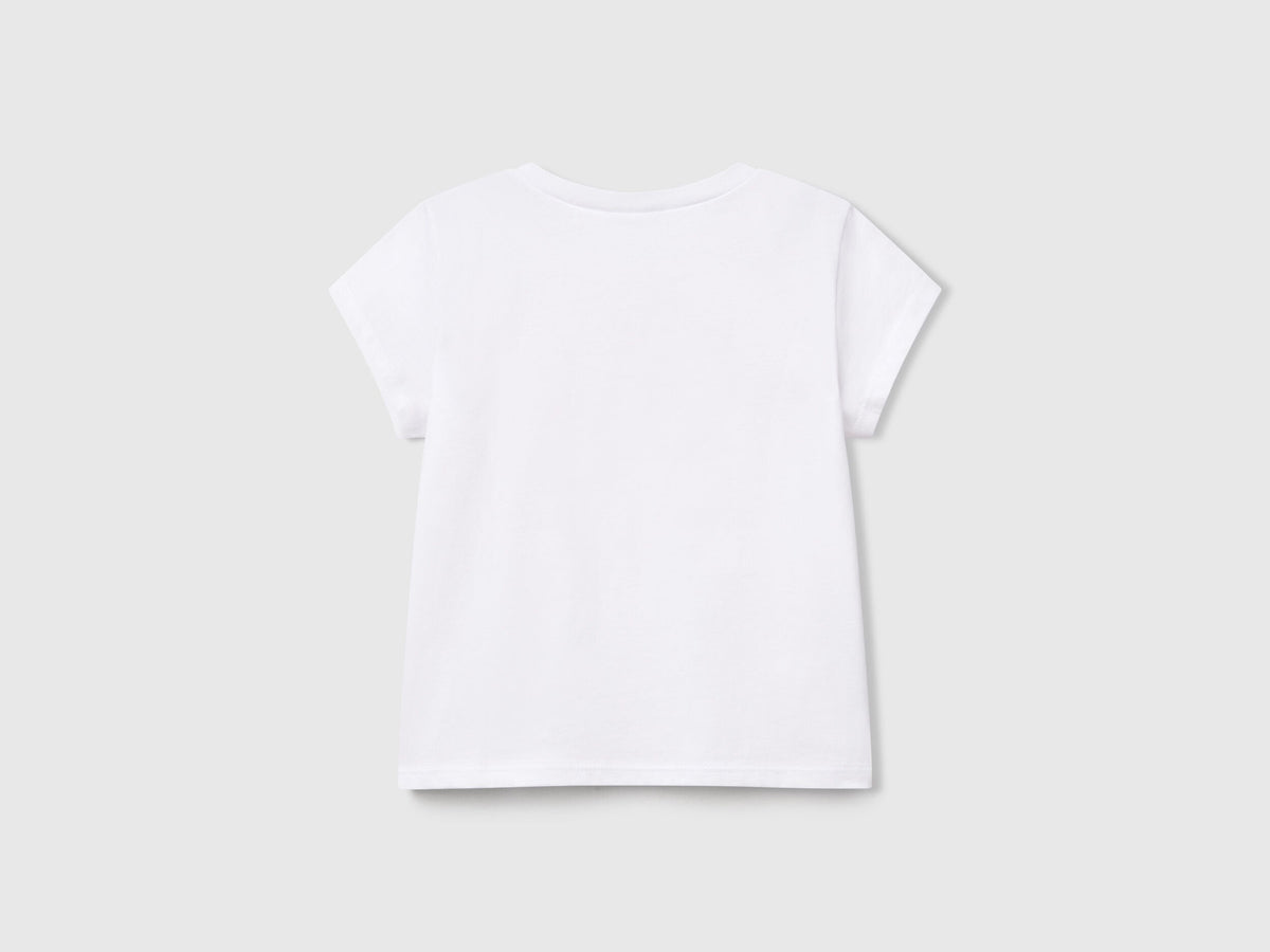 Benetton_T-Shirt with Neon Print_3JERG10J3_101_02