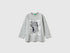 Benetton_Light Gray_T-Shirt with Print_3JERG10K5_501_01