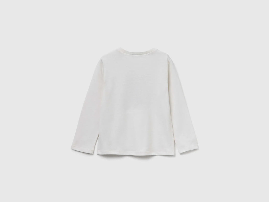 Benetton_Creamy White_Regular Fit T-Shirt with Print_3JERG10KB_074_02