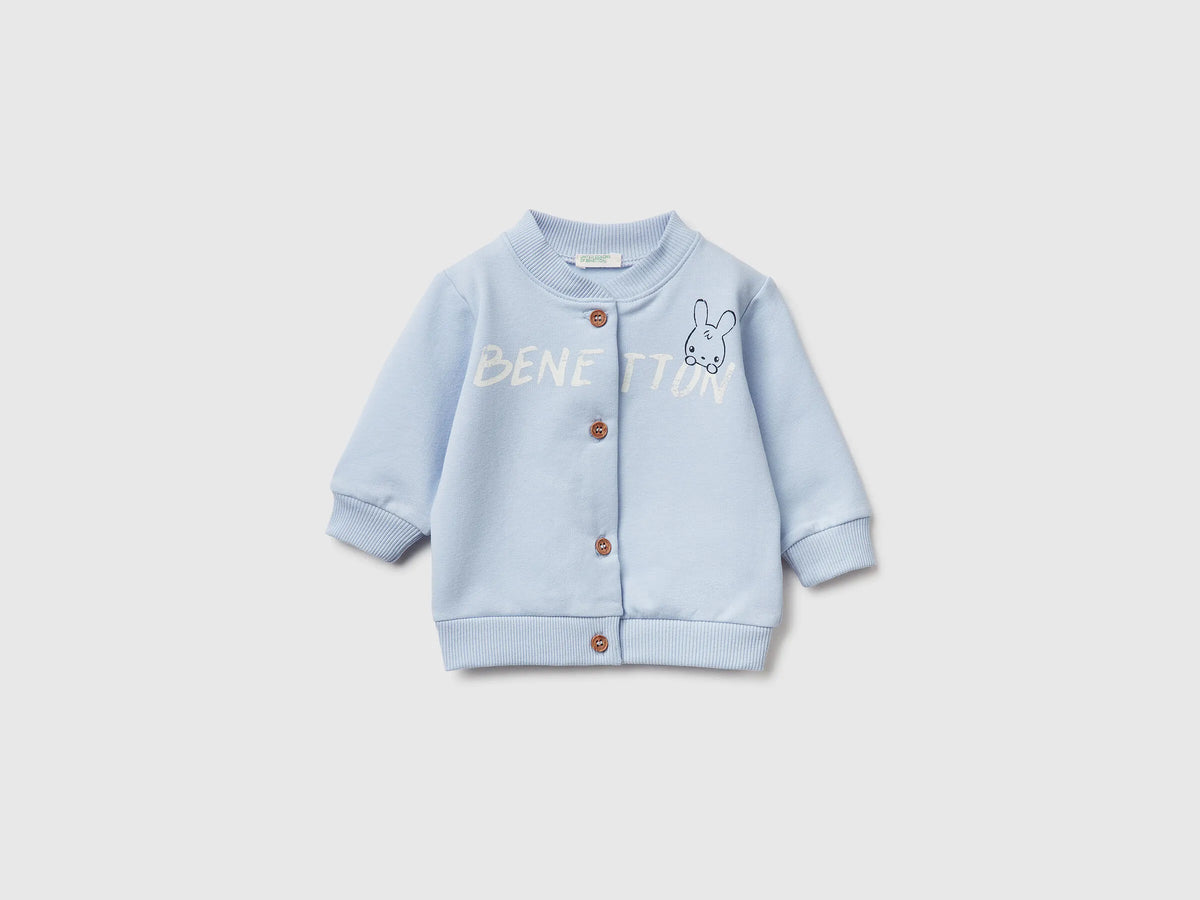 Benetton_Sky Blue_Warm Sweatshirt with Logo Print_3K1CA501S_081_01
