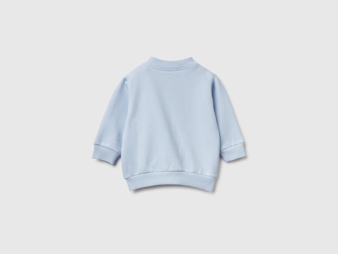 Benetton_Sky Blue_Warm Sweatshirt with Logo Print_3K1CA501S_081_02