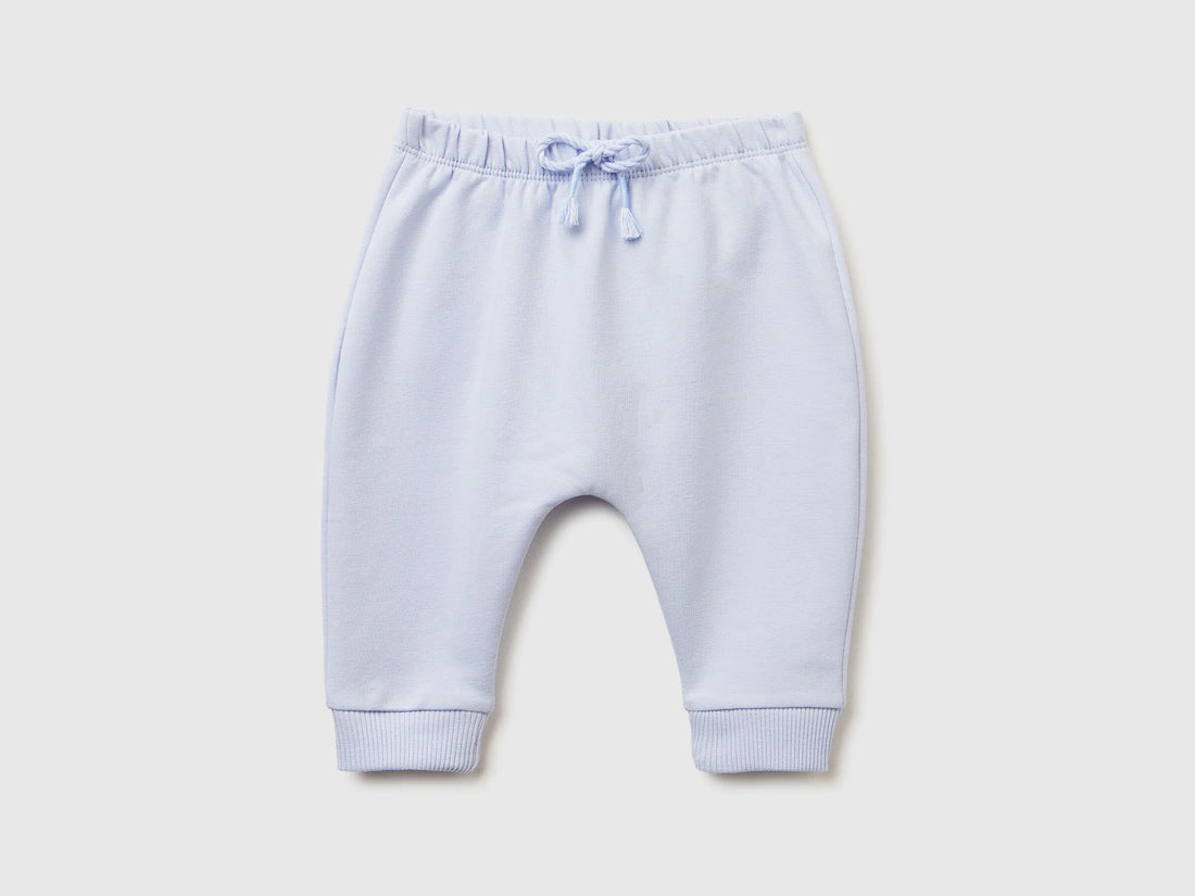 Benetton_Sky Blue_Warm Sweat Trousers with Pocket_3K1CAF02J_081_01