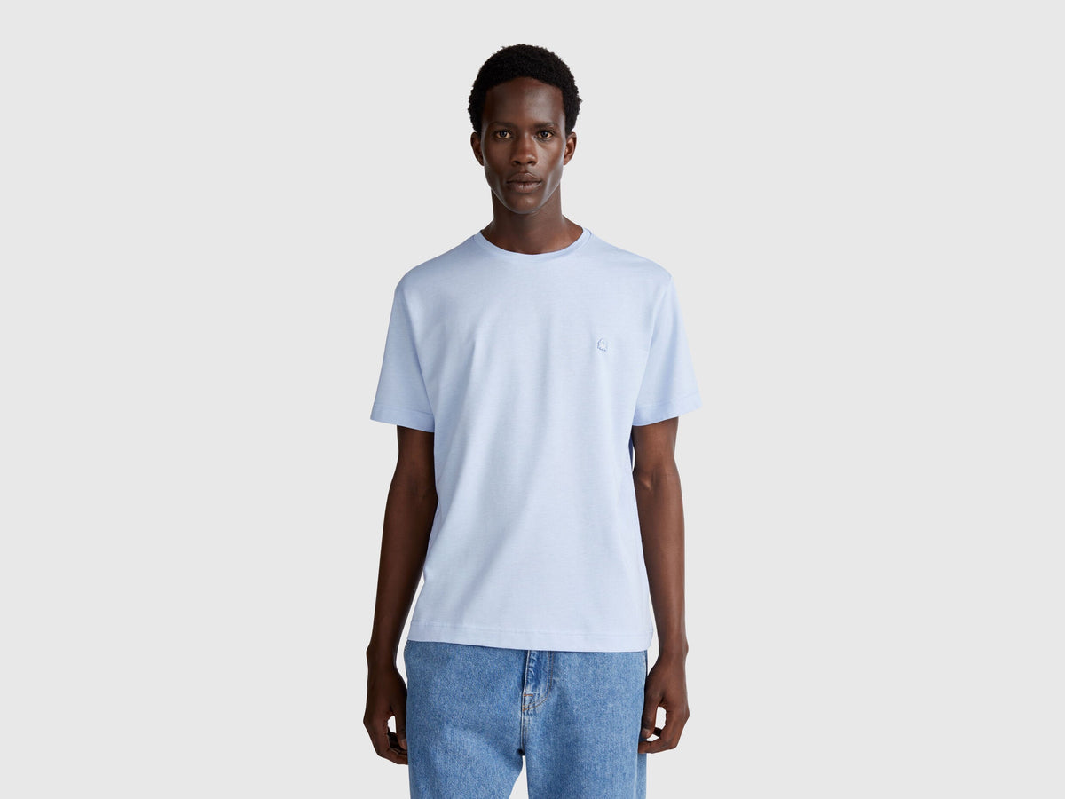 Benetton_T-Shirt in Micro Pique_3M4WU1088_8K3_01
