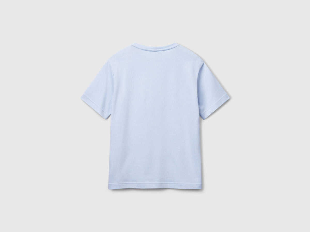 Benetton_T-Shirt in Micro Pique_3M4WU1088_8K3_04