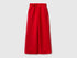 Benetton Red Girls Wide-Fit Neoprene Trousers SKU: 3M9KCF071_30A Image 01