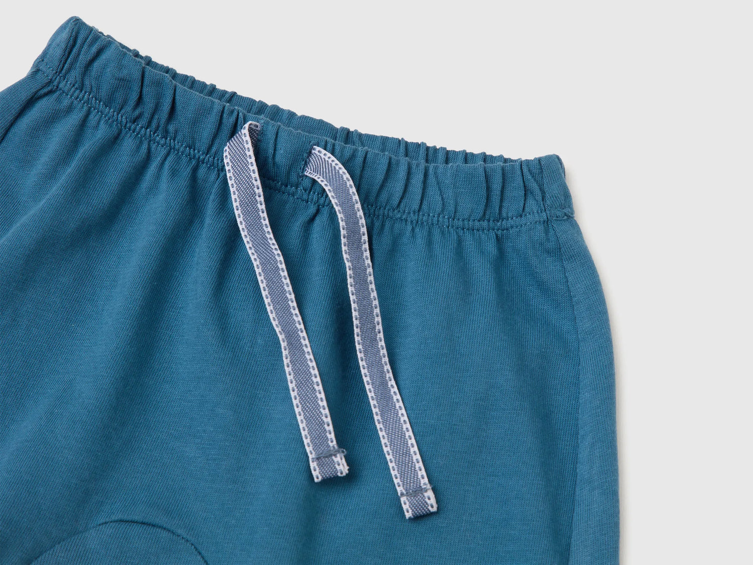 Benetton Pink Baby Shorts with Animal Embroidery SKU: 3MI5A900K_0V2 Image 03