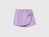 Benetton Purple Girls Knotted Culottes SKU: 3MI5G9028_2P5 Image 01