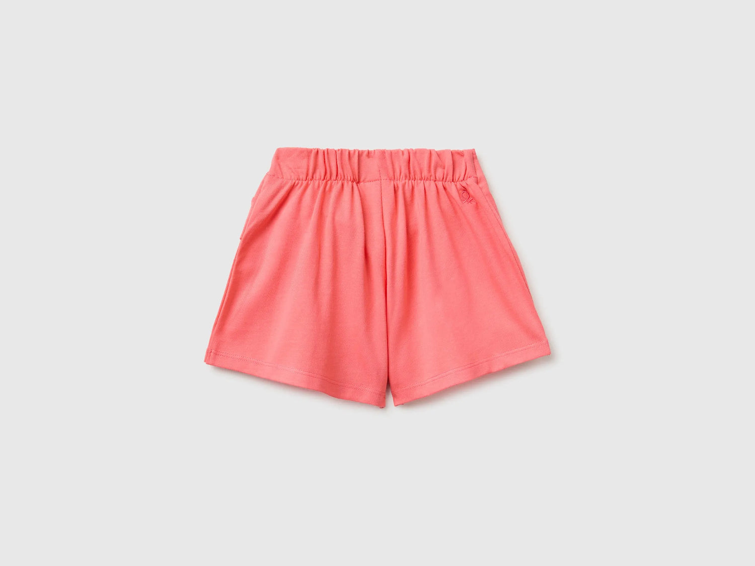 Benetton Pink Girls Knotted Culottes SKU: 3MI5G9028_35Q Image 02