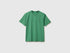 Benetton Light Green Men Organic Cotton T-Shirt SKU: 3MI5J1AF7_6P8 Image 01