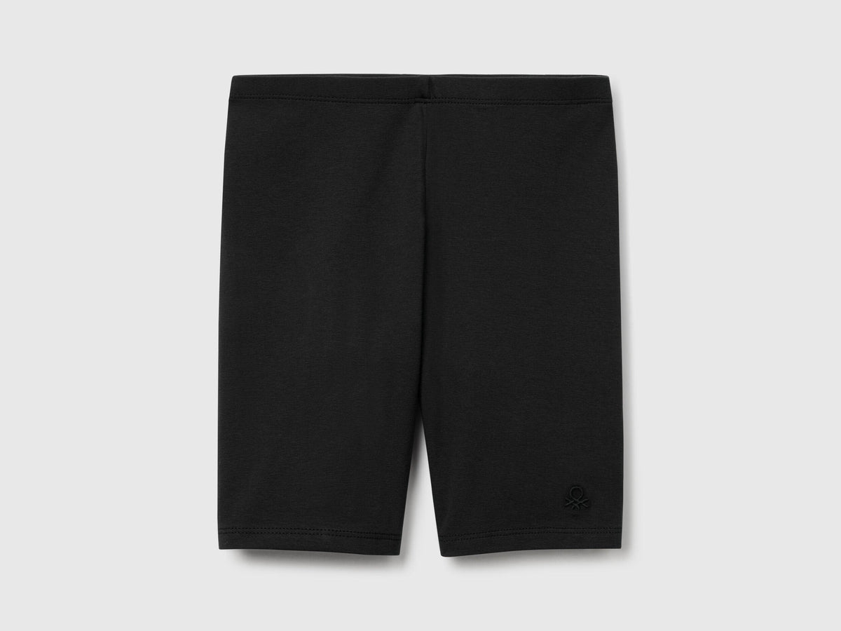 Beneton_Short Leggings in Stretch Cotton_3MT1C901D_100_01