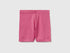 Benetton Pink Girls Stretch Cotton Short Leggings SKU: 3MT1G900R_01T Image 01