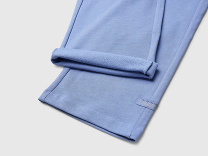 Benetton Lavender Girls Wide-Leg Sweatpants SKU: 3NBMCF06Y_13E Image 03