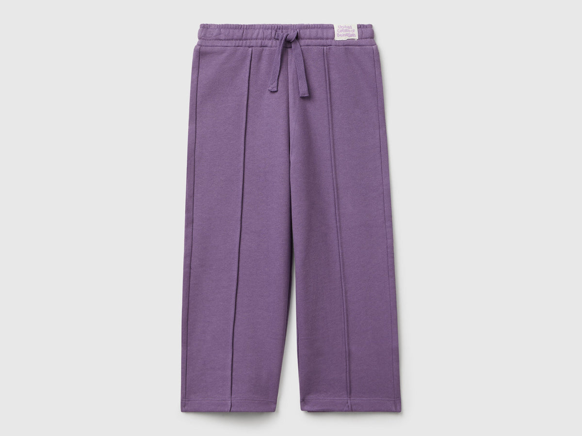 Benetton_Purple_Loose Fit Sweatpants_3NBMGF04Y_1V4_01