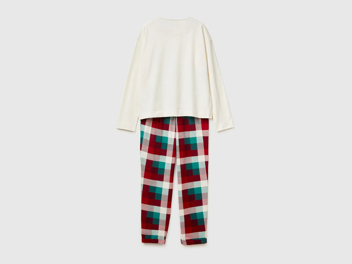 Benetton Creamy White Women Minnie Mouse ©Disney Christmas Pyjamas SKU: 3P053P04G_0R2 Image 02