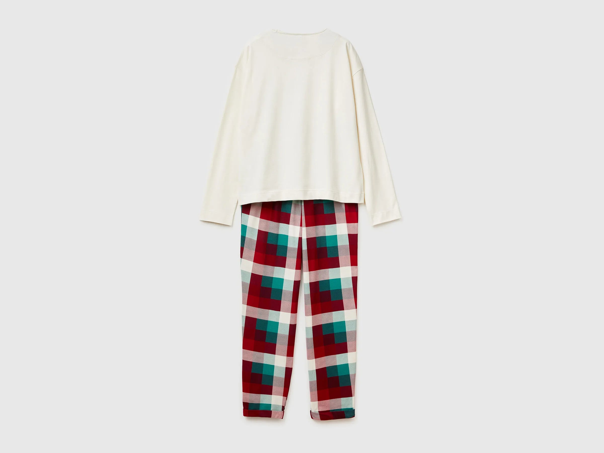 Benetton Creamy White Women Minnie Mouse ©Disney Christmas Pyjamas SKU: 3P053P04G_0R2 Image 02