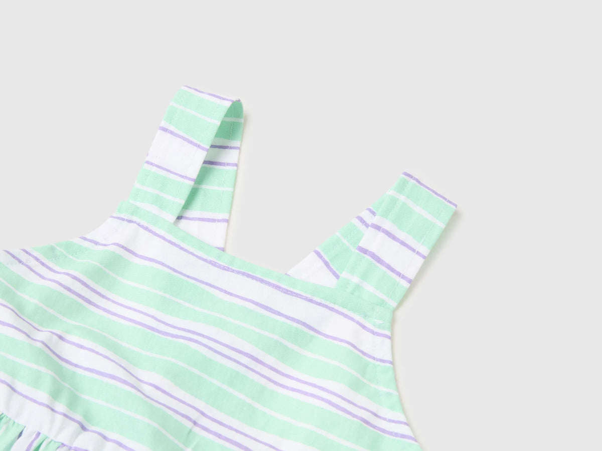 Benetton Aqua Girls Printed Dress SKU: 3P0UGV013_73G Image 03
