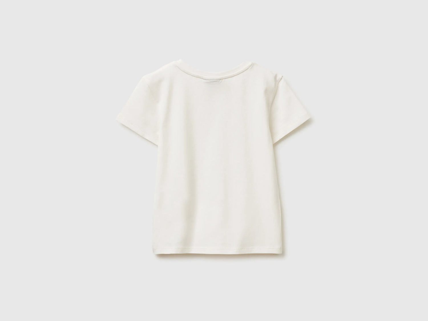Benetton Creamy White Girls Kuromi Hello Kitty T-Shirt SKU: 3P4ZC10SQ_00E Image 02