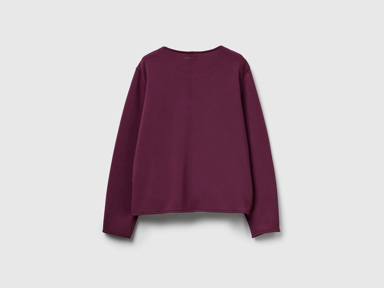 Benetton_Plum_Stretch Modal T-Shirt_3QAFD10AU_1D3_06