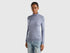 Turtleneck T-Shirt in Viscose and Cashmere Blend_3R0KD2013_7H2_01