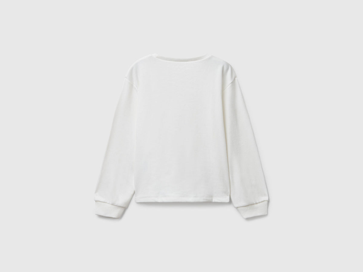 Benetton_Creamy White_Sweatshirt with Animal Print_3SNPG10KA_074_02