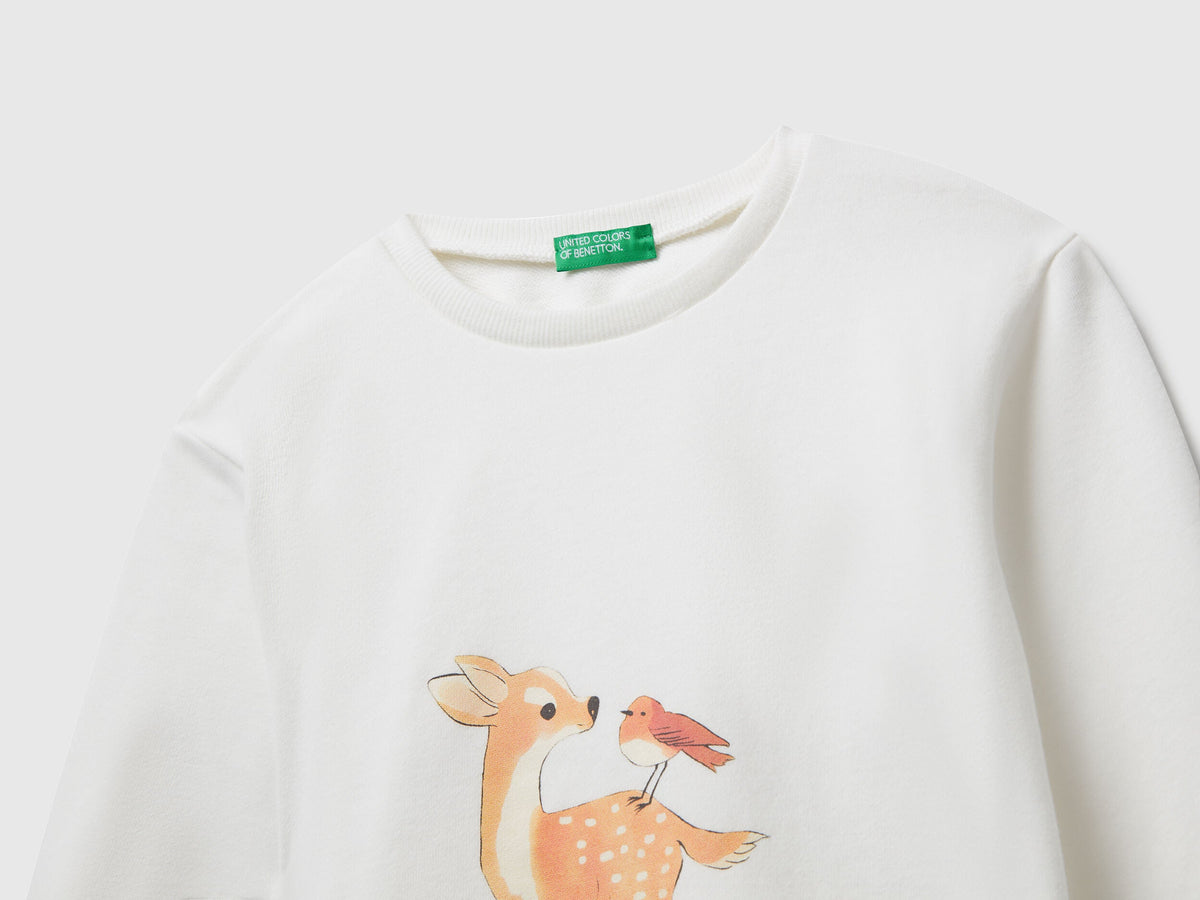 Benetton_Creamy White_Sweatshirt with Animal Print_3SNPG10KA_074_03