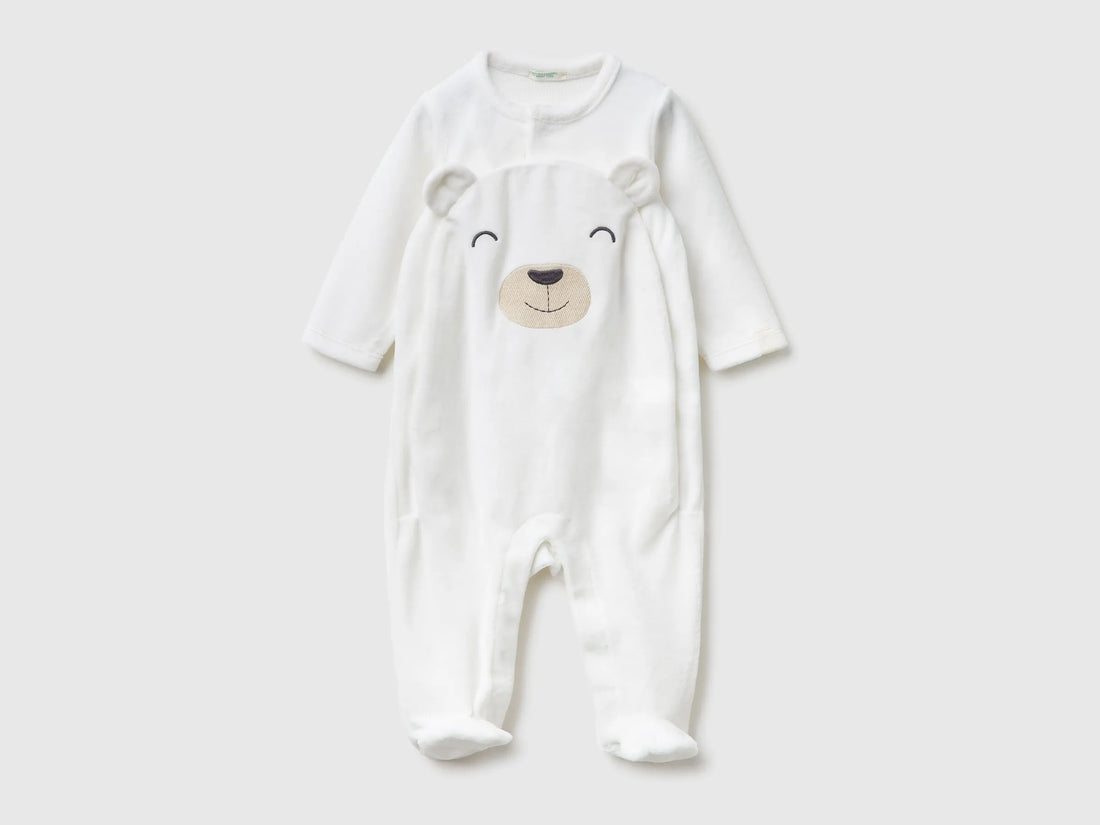 Benetton_Creamy White_Chenille Animal Onesie_3SP7AT019_074_01
