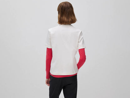 Benetton Creamy White Women Regular Fit Crew Neck T-Shirt SKU: 3T5BD10CA_0R2 Image 02