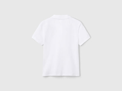 Benetton_Slim Fit Polo in Stretch Cotton_3TQJD300W_101_04