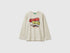 Benetton_White_T-Shirt with Graffiti Print_3U5YC10R6_901_01