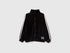 Benetton_Black_Sweatshirt in Chenille with High Neck_3UAPC505Q_100_01