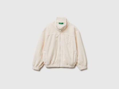 Benetton_Creamy White_Sweatshirt with Heart Embroidery_3UAPG5047_0R2_01