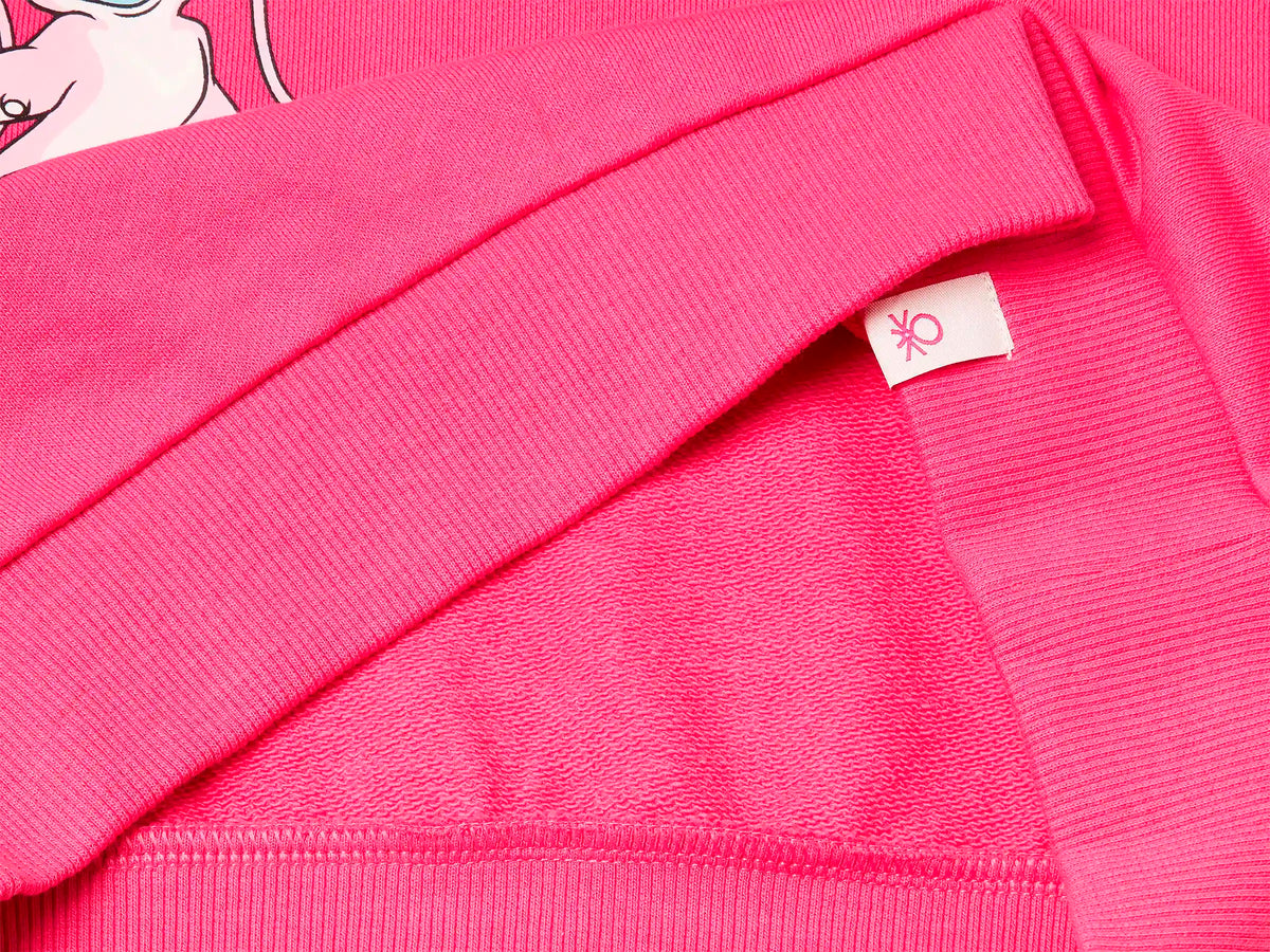 Benetton_Fuchsia_Lilo &amp; Stitch ©Disney Sweatshirt_3UNIC10Q6_1A2_03