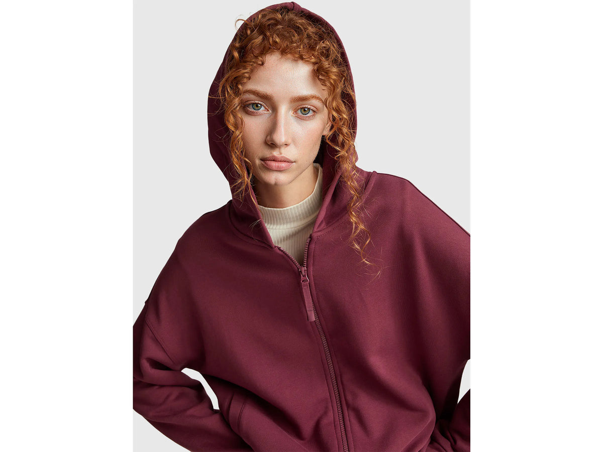 Benetton_Plum_100% Cotton Sweatshirt with Zip and Hood_3UNID500R_1D3_04