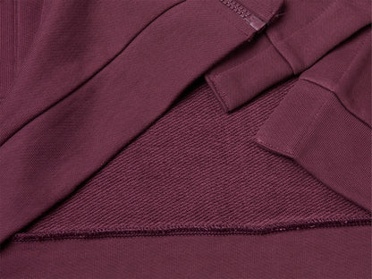 Benetton_Plum_100% Cotton Sweatshirt with Zip and Hood_3UNID500R_1D3_07