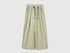 Benetton Olive Green Girls Trousers with Sash in Warm Cotton SKU: 3UODCF06F_26K Image 01