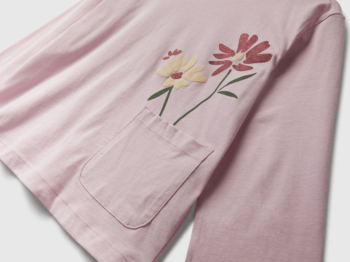 Benetton_Pink_Pyjamas with Flower Print_3VD00P09C_07Z_03