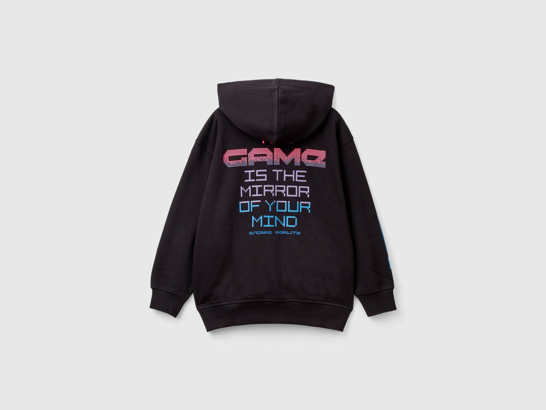 Gamer Sweatshirt with Slogan Print_3WFMC504K_100_02