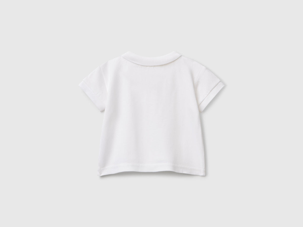 Benetton_Short Sleeve Polo Shirt_3WG9A3007_101_02