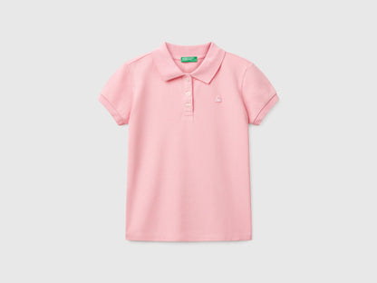 Benetton_Short Sleeve Polo in Organic Cotton_3WG9C300O_09J_01