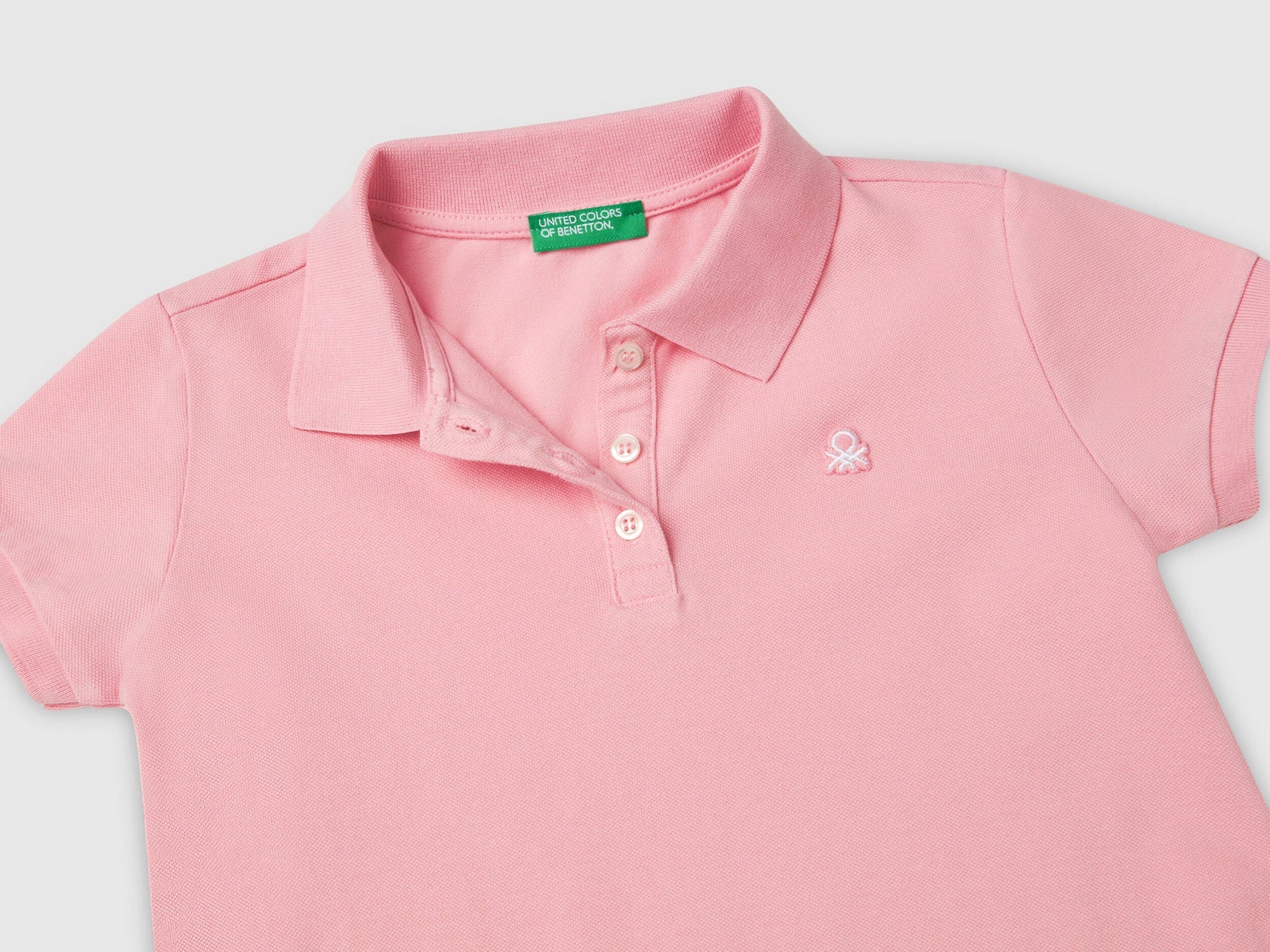 Benetton_Short Sleeve Polo in Organic Cotton_3WG9C300O_09J_03