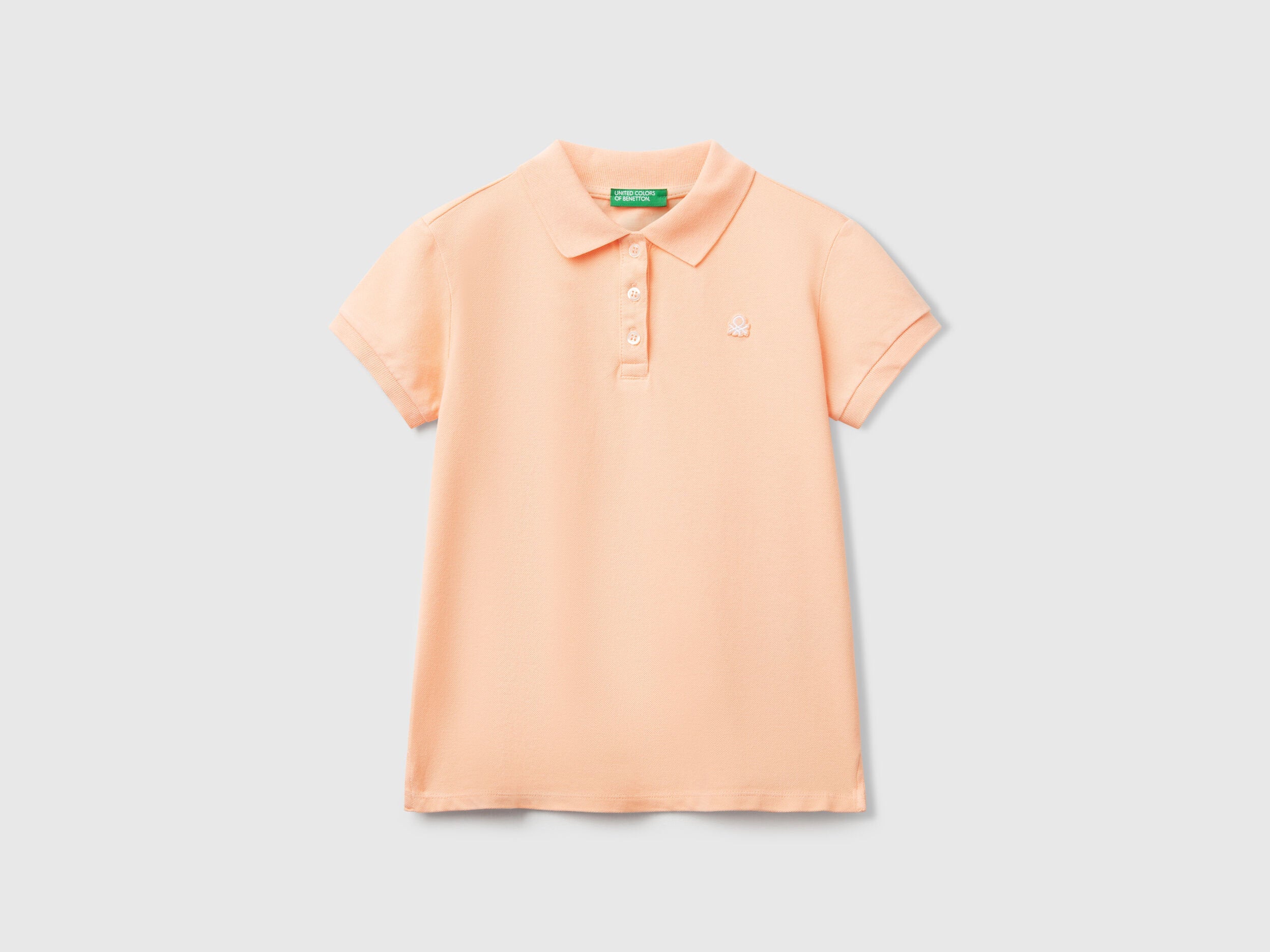 Benetton_Short Sleeve Polo in Organic Cotton_3WG9C300O_194_01