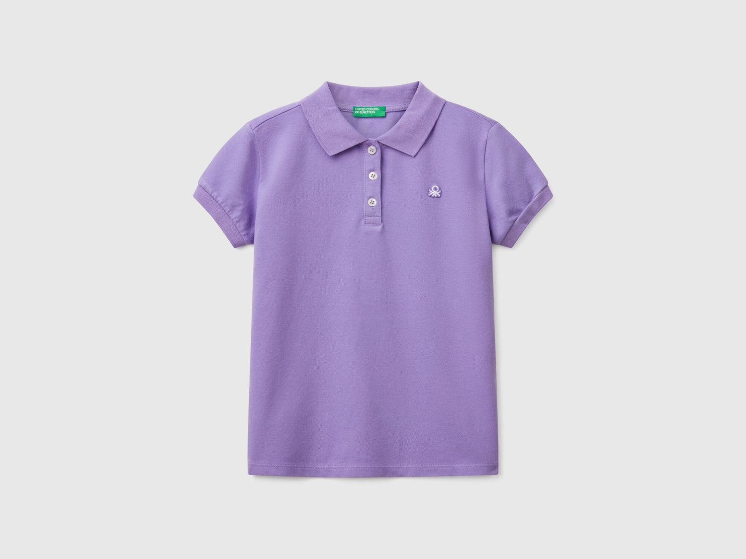 Benetton_Short Sleeve Polo in Organic Cotton_3WG9C300O_1W6_01