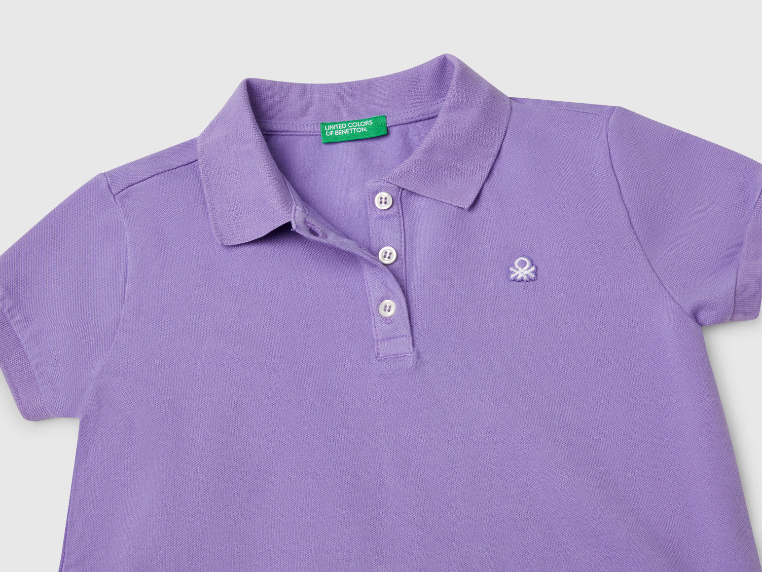 Benetton_Short Sleeve Polo in Organic Cotton_3WG9C300O_1W6_03