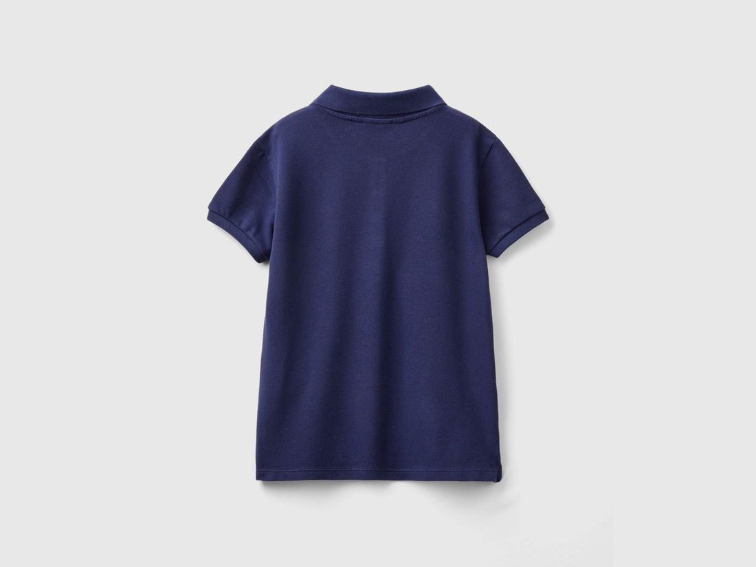 Benetton_Short Sleeve Polo in Organic Cotton_3WG9C300O_252_02