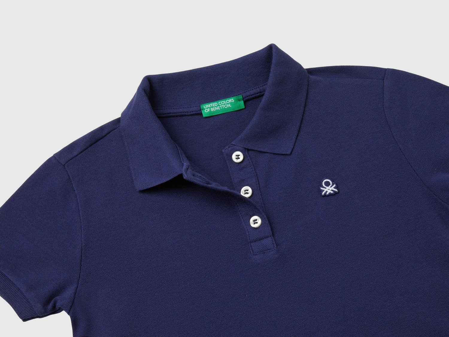 Benetton_Short Sleeve Polo in Organic Cotton_3WG9C300O_252_03